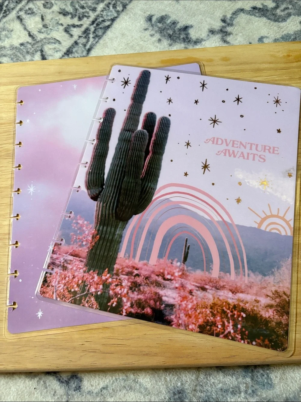 The Happy Planner Disc-Bound Covers and accessories.